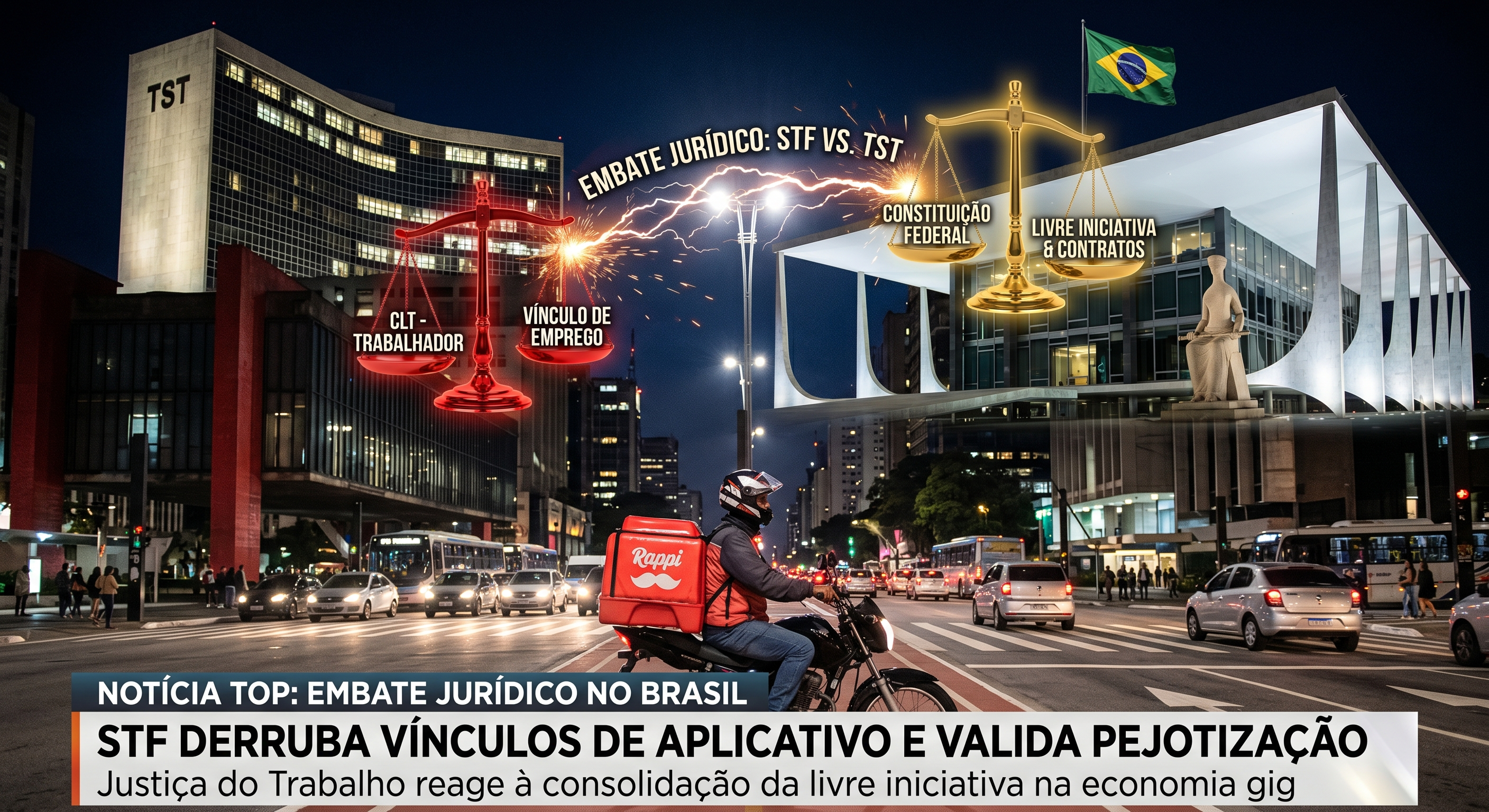 O Embate entre STF e Justiça do Trabalho: "Pejotização" e Vínculos de Aplicativo